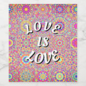 Love Is Love プライド ワインラベル (シングルラベル)