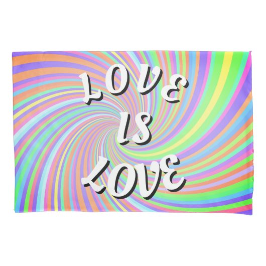 Love Is Love プライド 枕カバー (正面)