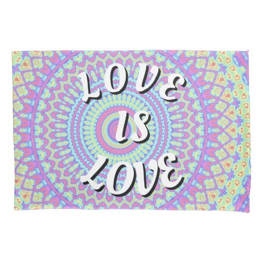 Love Is Love プライド 枕カバー (正面)