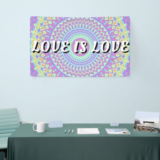 Love Is Love プライド 横断幕 (トレードショー)