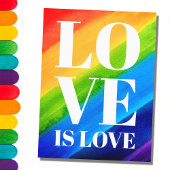 Love Is Love レインボープライド ポストカード