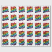 Love Is Love - レインボープライド 引用アート  ラッピングペーパー (フラット)