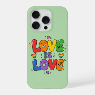 Love Is Love 虹 プライド iPhone 15 Proケース