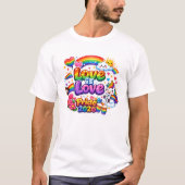 Love Is Love 虹 プライド Tシャツ (正面)