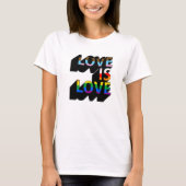 Love is Love 3D Tシャツ (正面)