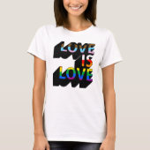 Love is Love 3D Tシャツ (正面)
