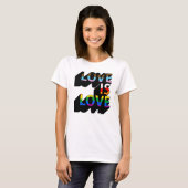 Love is Love 3D Tシャツ (正面フル)