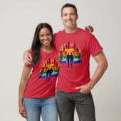 Love is Love Celebrate Pride and Diversity retro Tシャツ (ユニセックス)
