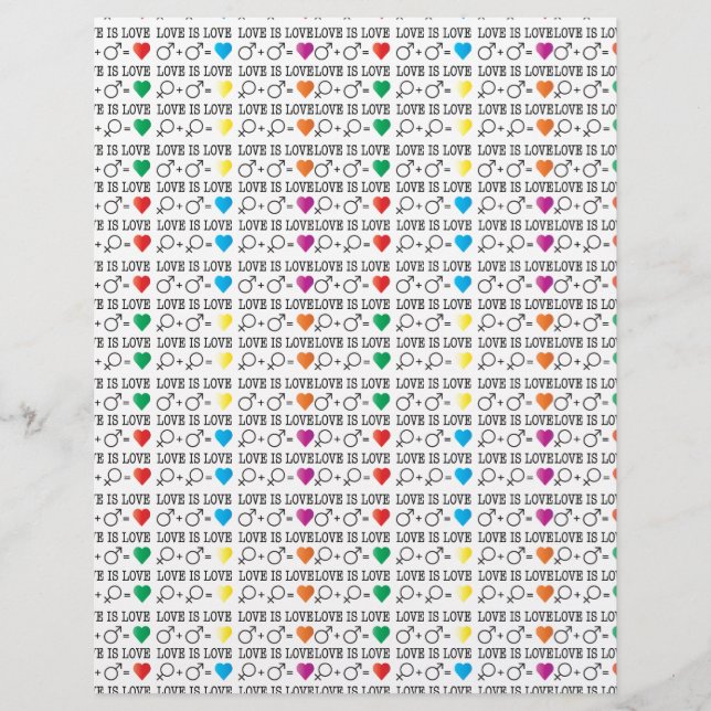 LOVE is LOVE equality引用文in rainbow colors (正面)