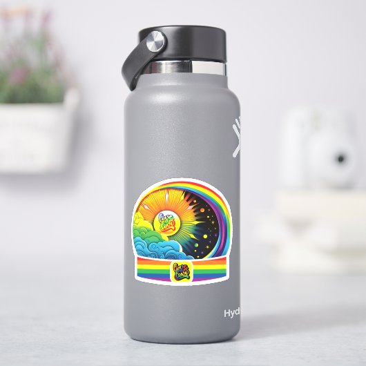 Love is Love LGBTQステッカー シール (HydroFlask)