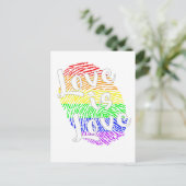 Love is Love  | LGBTQ+ Pride Postkarte ポストカード (スタンド正面)