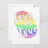 Love is Love  | LGBTQ+ Pride Postkarte ポストカード (正面/裏面)