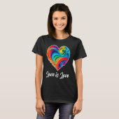 Love is Love Outfit for Valentines Day LGBTQ Gay L Tシャツ (正面フル)