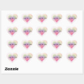 Love Is Love Pastel Heart Sticker ハートシール (シート)