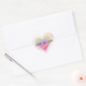 Love Is Love Pastel Heart Sticker ハートシール (封筒)