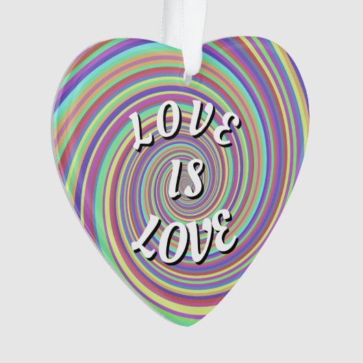 Love Is Love Pride オーナメント (正面)