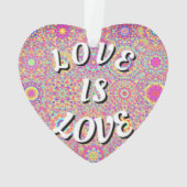 Love Is Love Pride オーナメント (裏面)