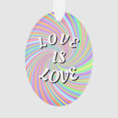 Love Is Love Pride オーナメント (裏面)