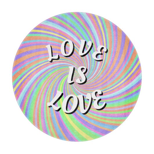 Love Is Love Pride カッティングボード (正面)