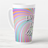Love Is Love Pride  カフェラテマグ (左アングル)