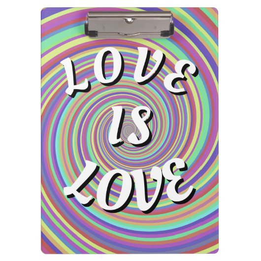 Love Is Love Pride クリップボード (正面)