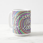 Love Is Love Pride  コーヒーマグカップ (正面左)