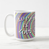Love Is Love Pride  コーヒーマグカップ (左)