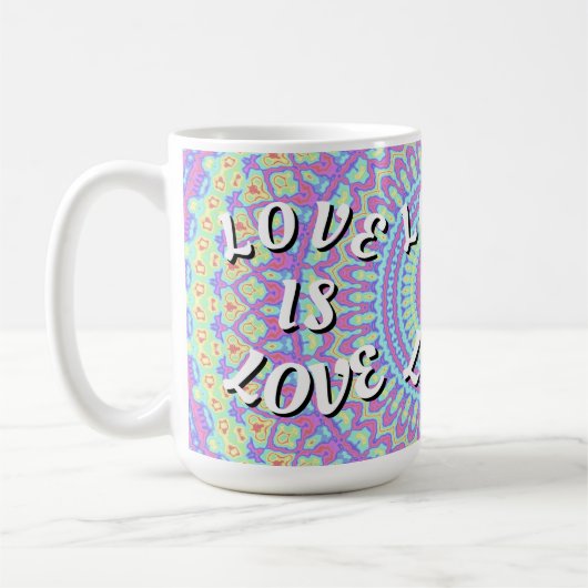 Love Is Love Pride  コーヒーマグカップ (左)