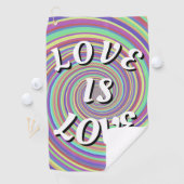 Love Is Love Pride ゴルフタオル (インサイチュ)
