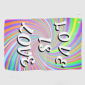Love Is Love Pride  ゴルフタオル (横)