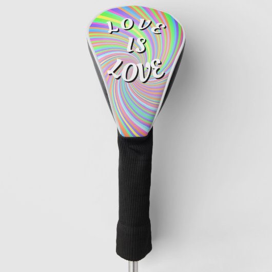 Love Is Love Pride ゴルフヘッドカバー (正面)