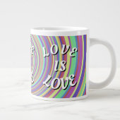 Love Is Love Pride  ジャンボコーヒーマグカップ (右)