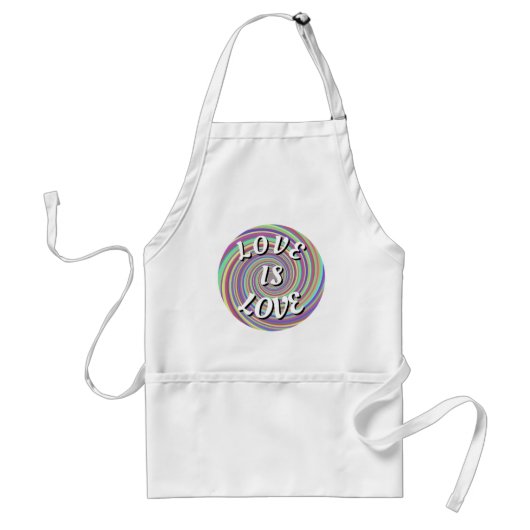 Love Is Love Pride スタンダードエプロン (正面)