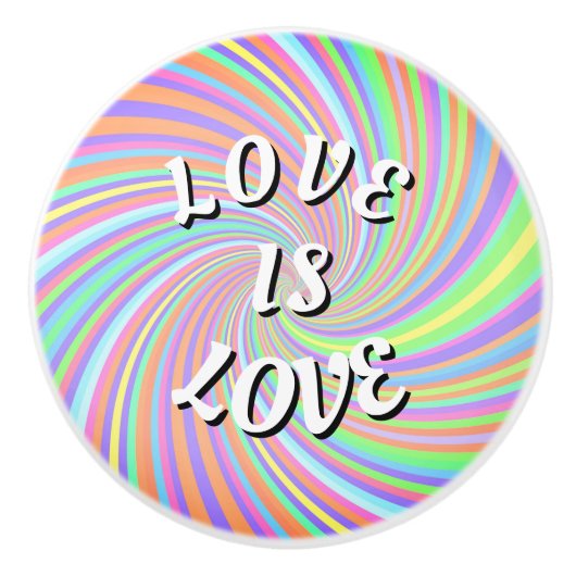 Love Is Love Pride セラミックノブ (正面)