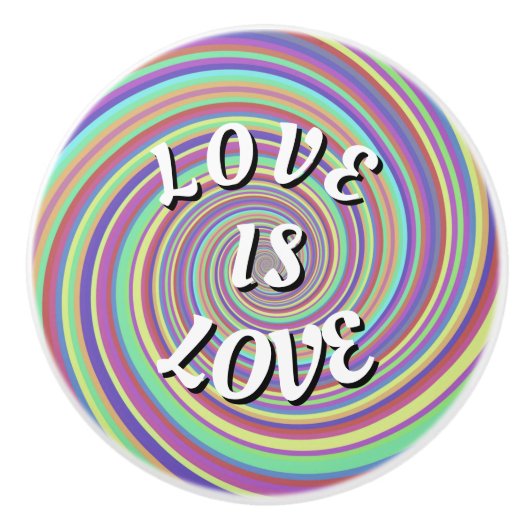 Love Is Love Pride セラミックノブ (正面)