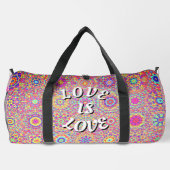 Love Is Love Pride ダッフルバッグ (裏面)
