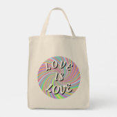 Love Is Love Pride   トートバッグ (裏面)