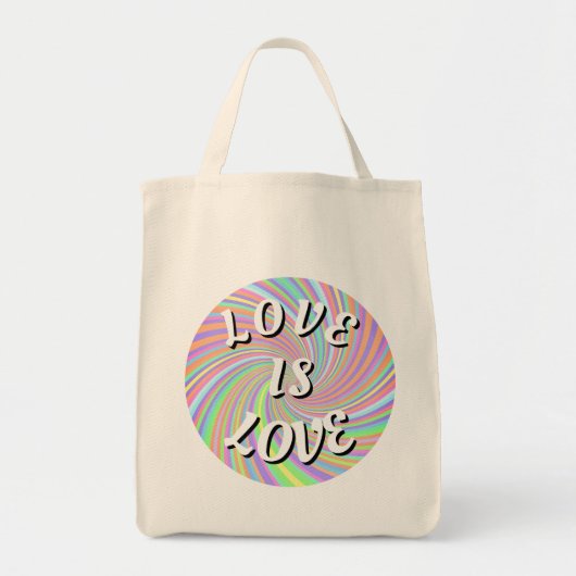 Love Is Love Pride   トートバッグ (正面)