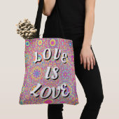 Love Is Love Pride トートバッグ (クローズアップ)