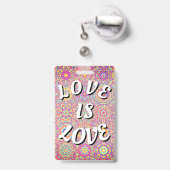 Love Is Love Pride バッジ (裏面(伸縮クリップ))