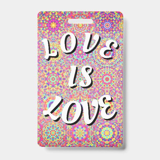 Love Is Love Pride バッジ (正面)