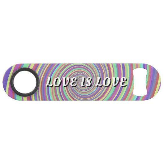 Love Is Love Pride バーキー スピード栓抜き (正面(横))