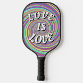 Love Is Love Pride ピックルボールラケット (裏面)