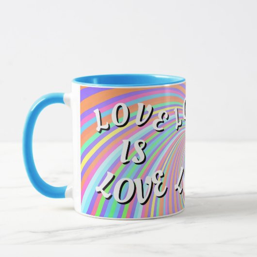 Love Is Love Pride  マグカップ (左)