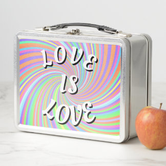 Love Is Love Pride メタルランチボックス