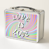 Love Is Love Pride メタルランチボックス (正面)