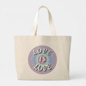 Love Is Love Pride ラージトートバッグ (裏面)