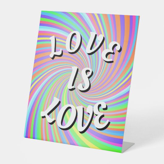 Love Is Love Pride 専用台座サイン 台座サイン (正面)