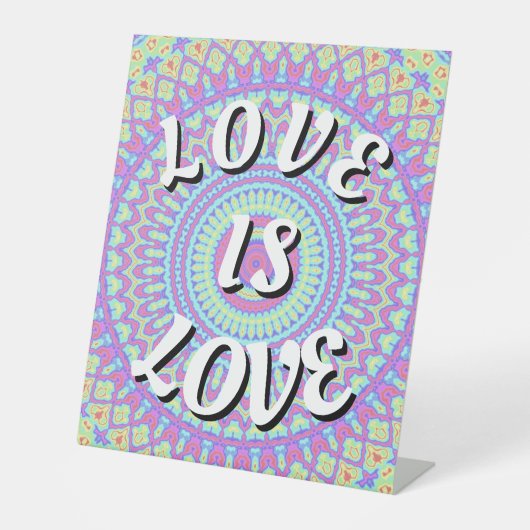 Love Is Love Pride 専用台座サイン 台座サイン (正面)