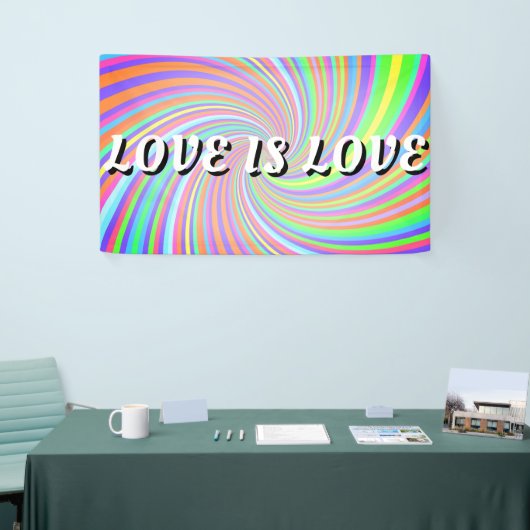 Love Is Love Pride 横断幕 (トレードショー)